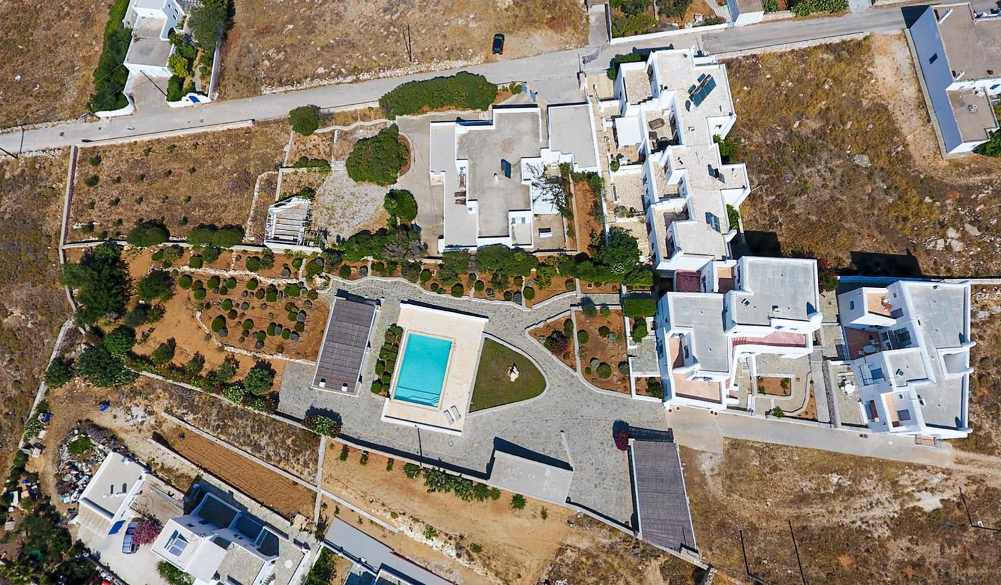 Amelie Villa With Pool And Amazing Sea Views, Paros Marpissa Bagian luar foto